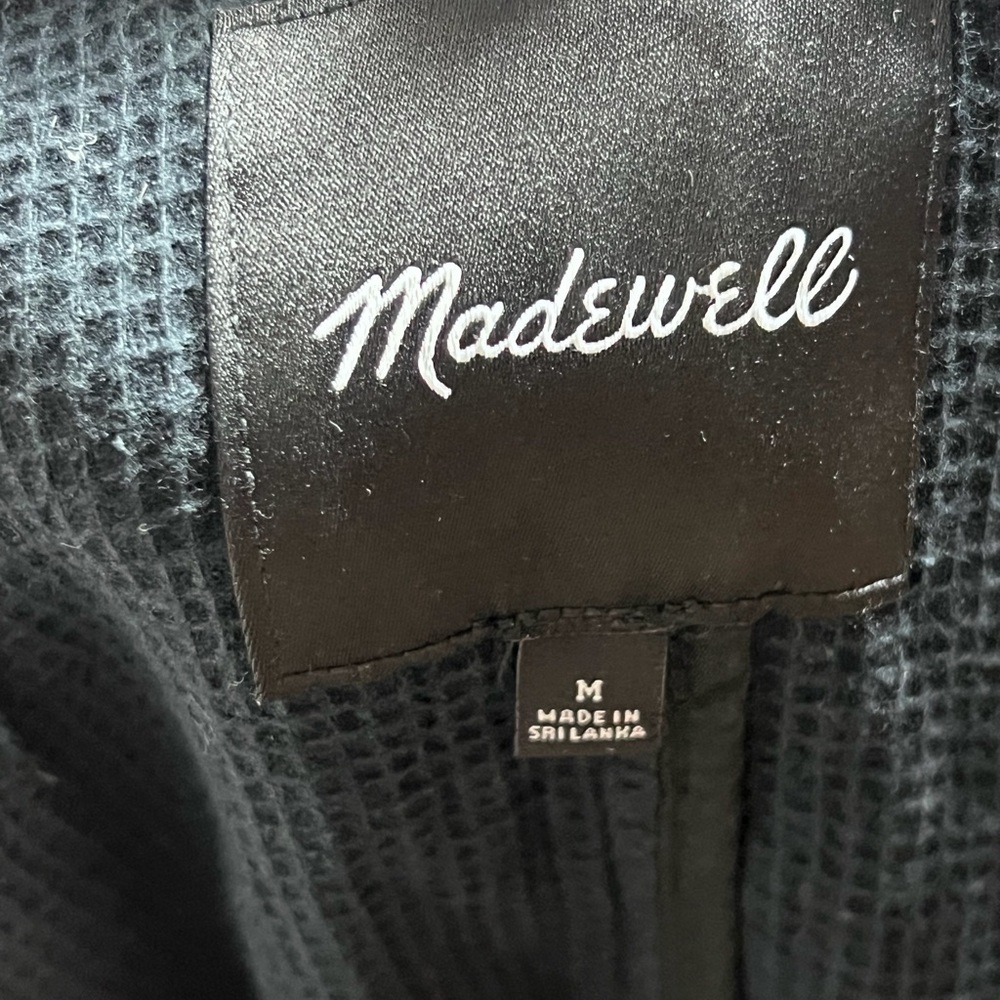Madewell Waffleback Shaw Blazer in Windowpane - Picture 10 of 10